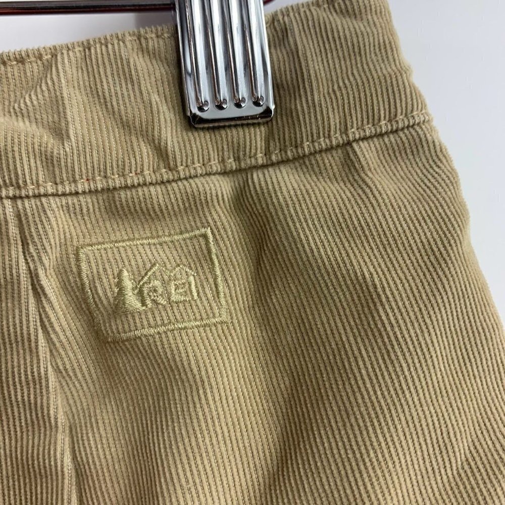 Rei Girls Skirt Mini‎ Corduroy Wrap Brown Lined Snap Button Stretch Size L - Picture 6 of 15